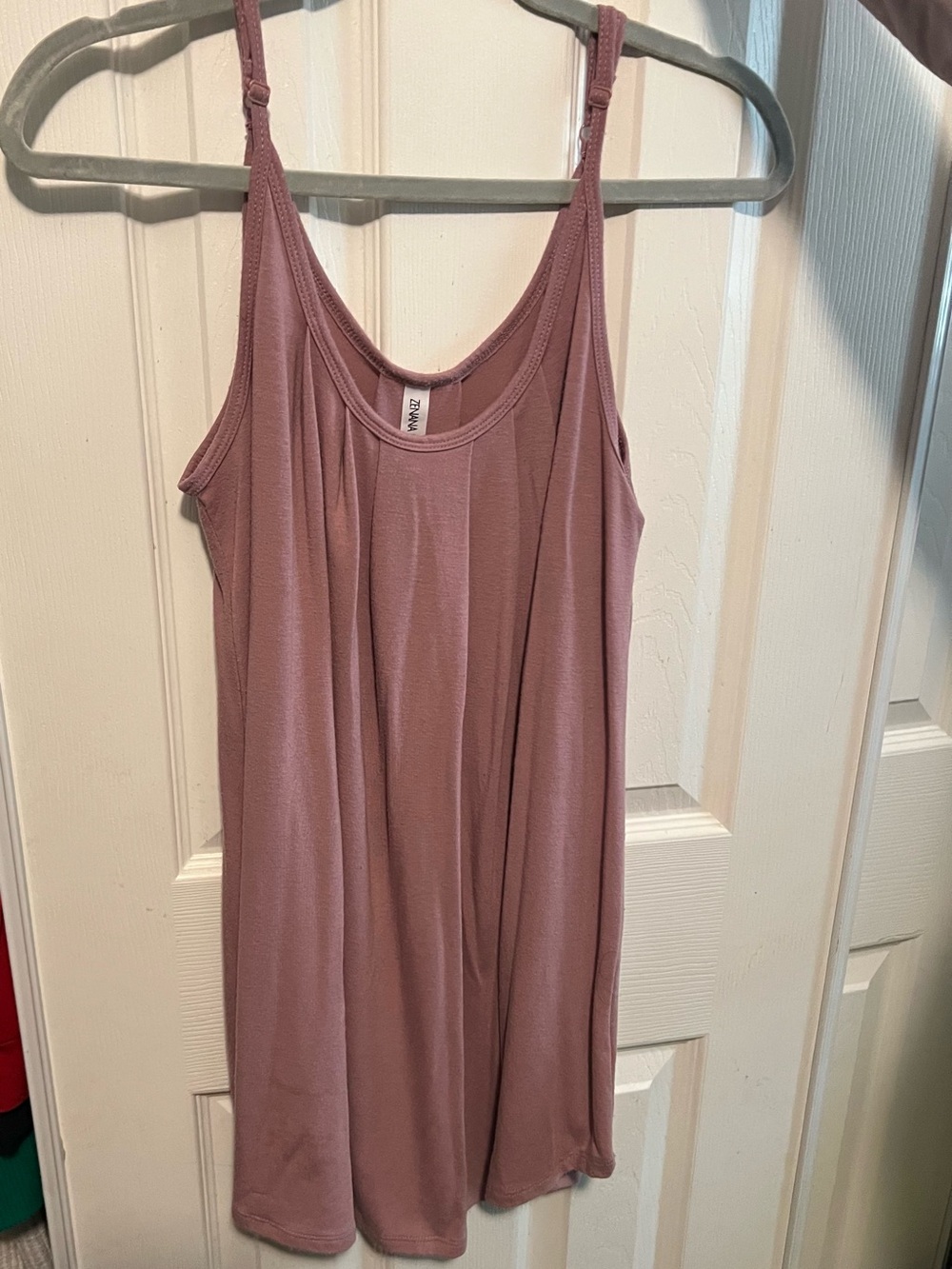 Dusty Rose Sleeveless Tunic Tank